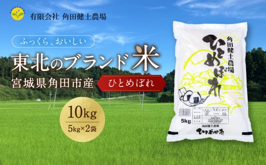 
                  令和8年産 ひとめぼれ 10kg（5kg×2袋）｜8年産米 ひとめぼれ 宮城県角田市産 米 コメ 白米 精米 角田健土農場
                