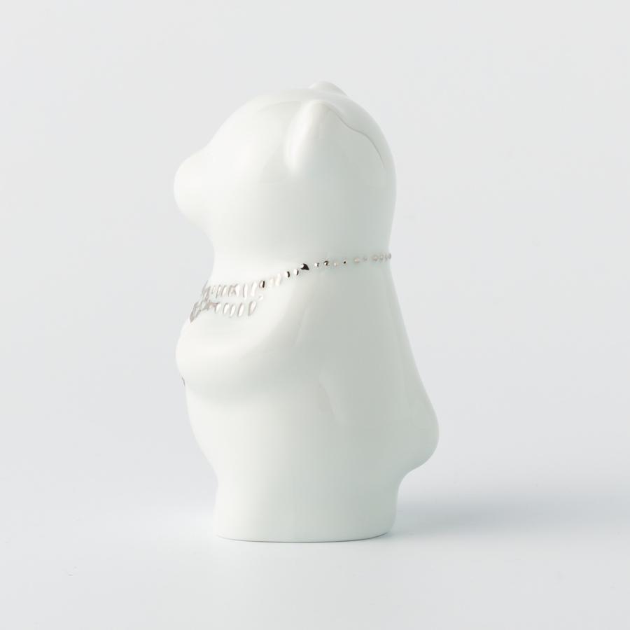 ＜momoco＞有田焼　momoco bear【辻拓眞　滴下細工 Silver】