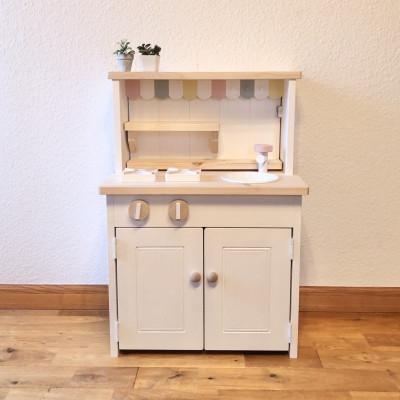 ふるさと納税 茅野市 メーベルヒナナ　木製　おままごとキッチン　Sサイズ両開きタイプ　ナチュラル