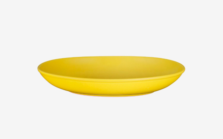 【波佐見焼 Common】オーバルボウル23cm イエロー スープマグ380ml グレー 2点セット【東京西海】[DD241]