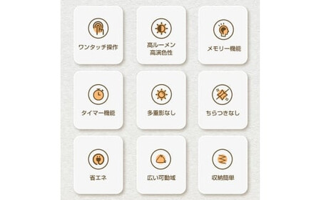 デスクライト　ホワイト　【11100-1637-1】