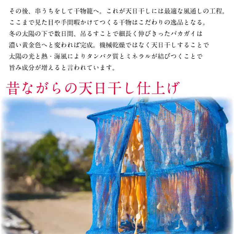 干物 青柳姫貝 22〜27尾 (簡易包装) 珍味 バカガイ アオヤギ sm7