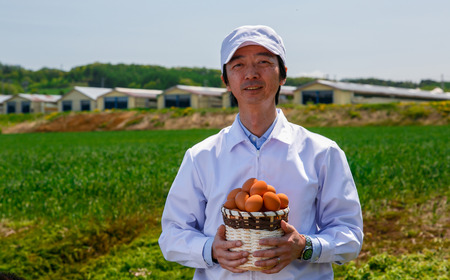 北海道産たまごを食べ比べ「とうきびたまご３種」10個入×8パック 酒井農場