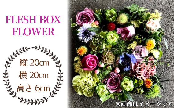 
No.026 FLESH BOX FLOWER ／ ボックスフラワー お花 癒し ギフト おしゃれ 愛知県
