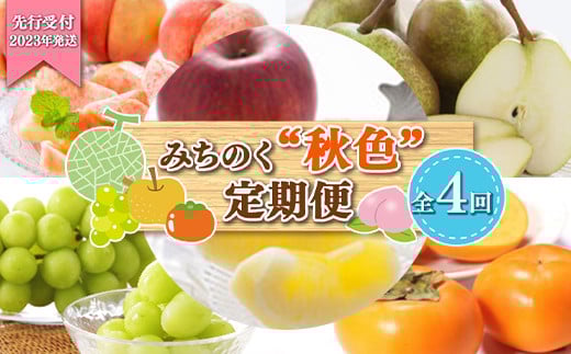 《2025年先行予約》みちのく【秋色】定期便 全4回 FSY-1883