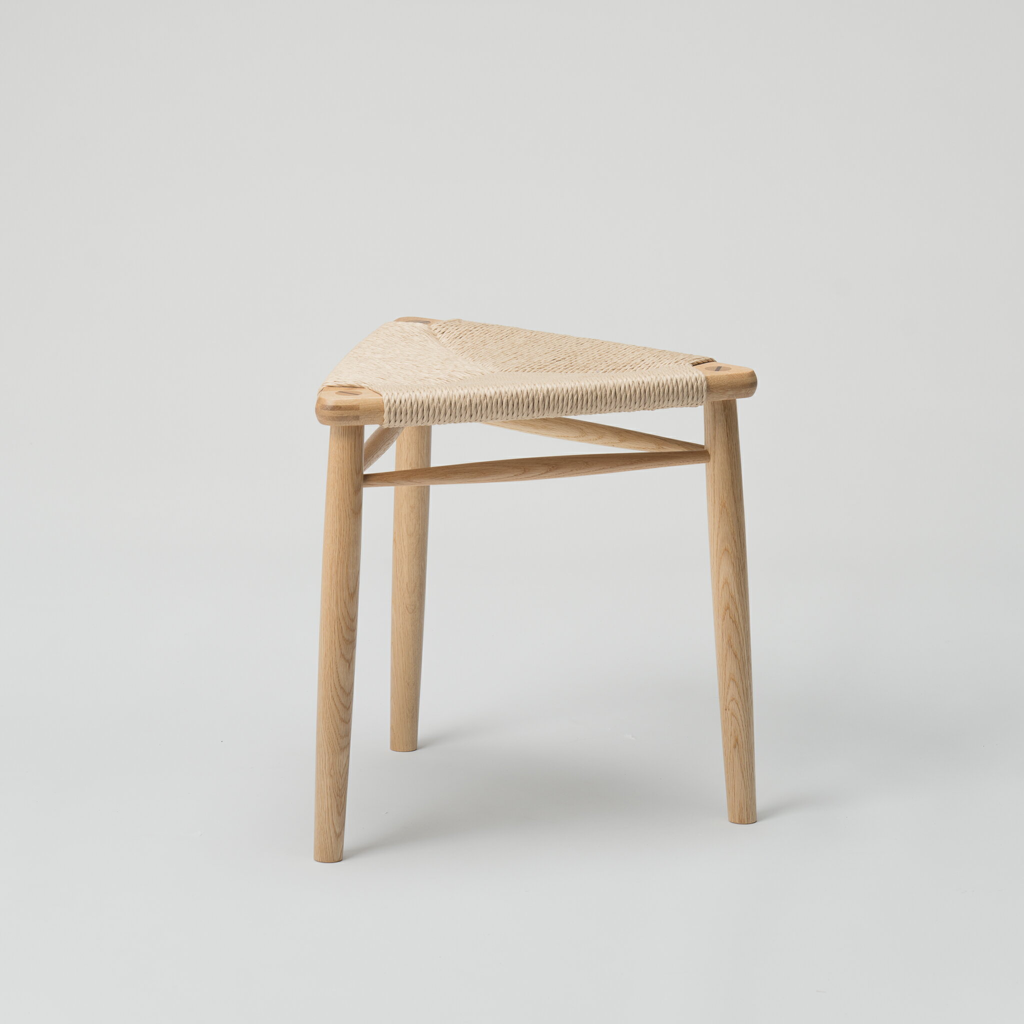 【ふるさと納税】旭川家具 木と暮らしの工房 5色から選べる H.O.スツール　＜樹種：ナラ＞