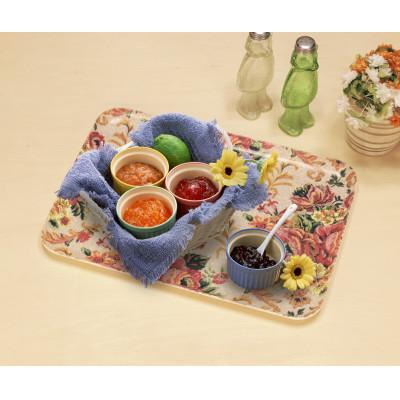 ふるさと納税 海南市 和歌山県海南市 SRトレー M 33cm ヴィクトリアン オールド ローズ 2枚組 おしゃれなトレー |  | 01