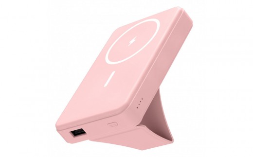 急速充電対応モバイルバッテリー 10000mAh MagSafe対応 ワイヤレス充電器【チェリーブロッサム】