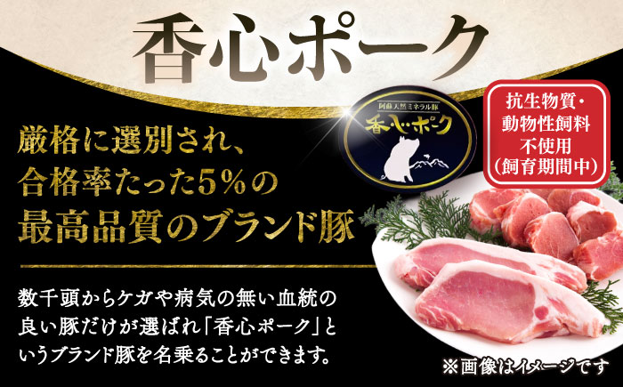 【香心ポーク】 とんかつ食べ比べ(計約1.2kg) 豚肉【有限会社コーシン】 [BHAH012]