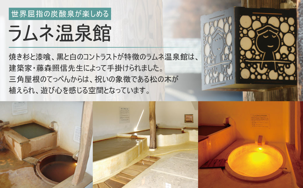 【ラムネ温泉館】入浴券 10枚セット 長湯温泉 炭酸泉