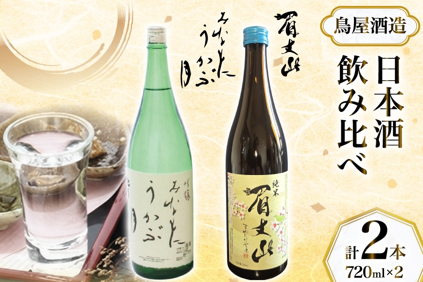 
                  酒 日本酒 吟醸 みなもにうかぶ月 純米酒 眉丈山 飲み比べセット 720ml [道の駅織姫の里なかのと 石川県 中能登町 nk17amw270060] 酒 お酒 さけ 日本酒 吟醸 純米酒 晩酌 アルコール あるこーる 飲み比べ セット 国産 ふるさと納税
                