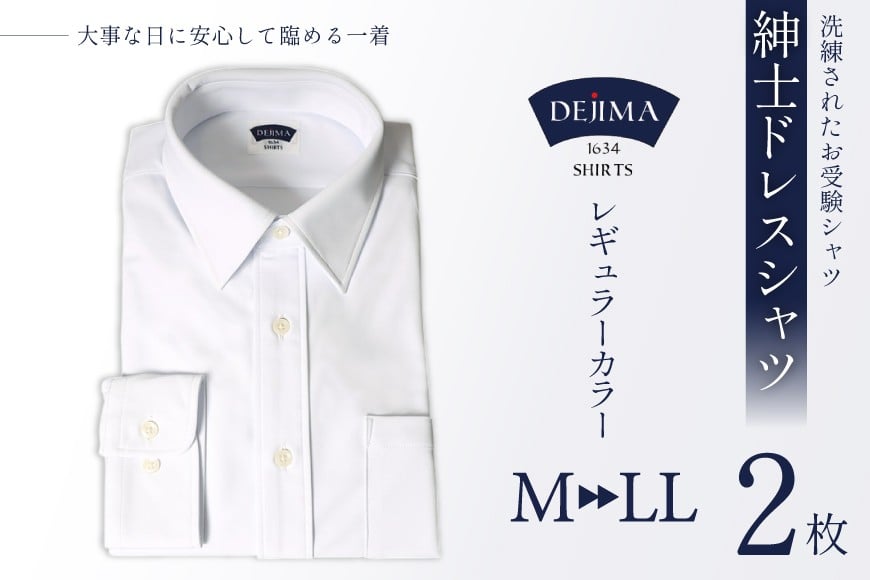 
            AJ159 Marycoco シャツ メンズ 紳士 ドレスシャツ 2枚 セット レギュラーカラータイプ DEJIMA SHIRTS 【選べるサイズ】[MN-S001 メアリーココ 長崎県 島原市] ワイシャツ カッターシャツ 長袖 オフィス おしゃれ
          