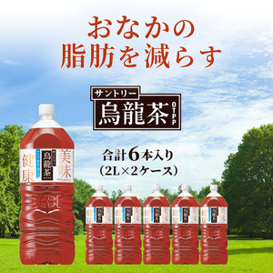 烏龍茶 サントリー 2L 12本 ペットボトル 烏龍茶