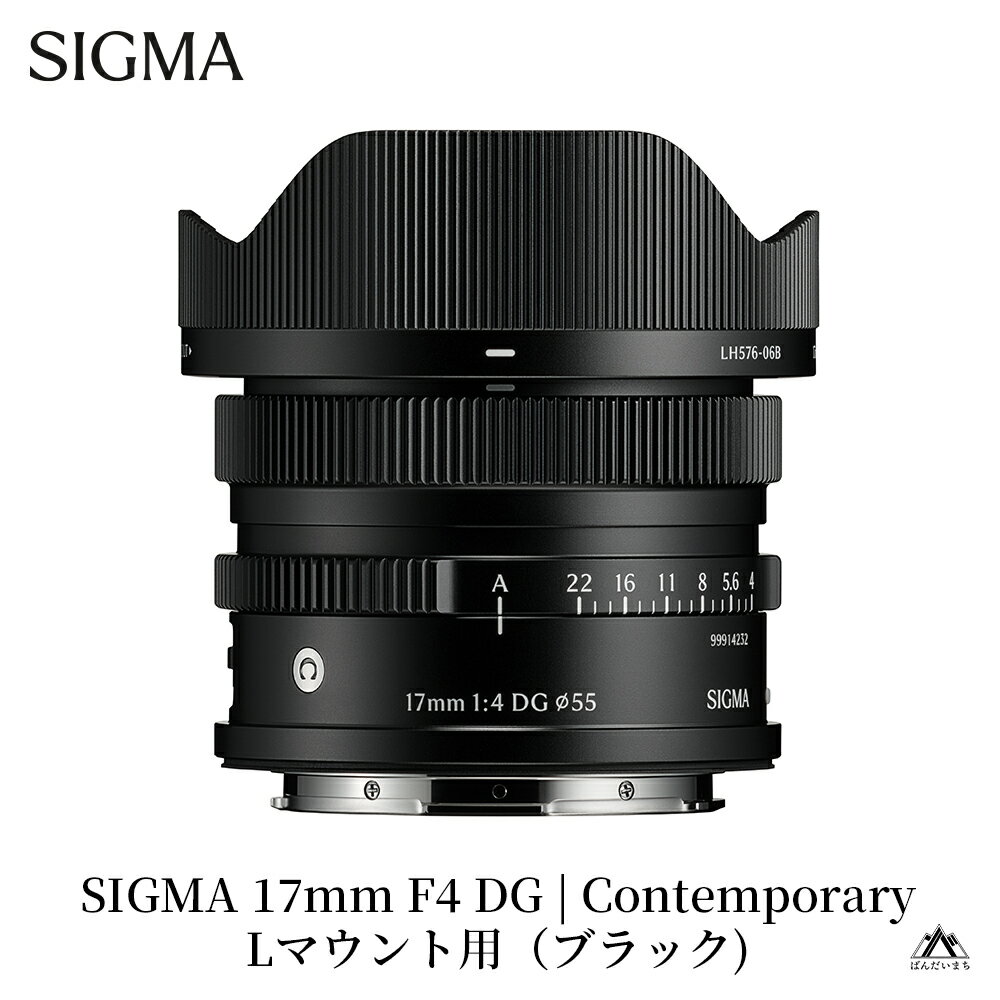 【ふるさと納税】SIGMA 17mm F4 DG | Contemporary【Lマウント】（ブラック／シルバー）