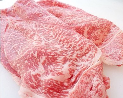 (冷凍)大和榛原牛　すき焼き用　もも肉　400g／うし源本店　お取り寄せグルメ　牛肉　特産　黒毛和牛　A5　赤身　奈良県　宇陀市_イメージ1