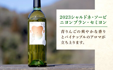 山野峡ワイン2023シャルドネ・ソービニヨンブラン・セミヨン 広島県福山市/株式会社福山健康舎(山野峡大田ワイナリー) 山野峡ワイン 福山 広島 ワイン 福山市 ぶどう ワイナリー[BADO010]