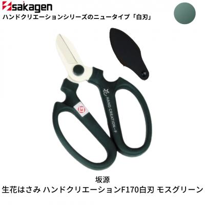 ふるさと納税 三条市 生花はさみ ハンドクリエーションF170 モスグリーン 花ハサミ [坂源] 【010S376】