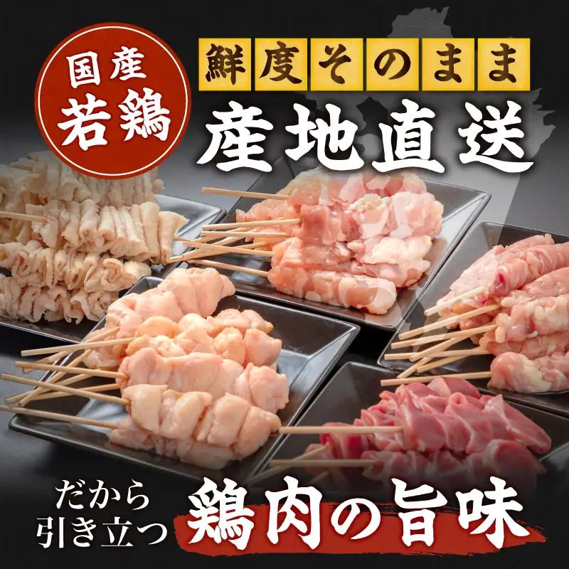 鶏肉 焼き鳥 鶏肉 [5種 40本 バラエティー セット 国産]