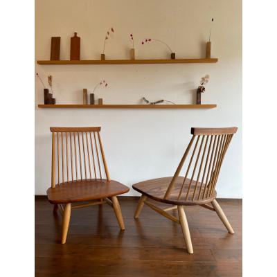 ふるさと納税 宮崎市 Mチェア【ウォールナット+ホワイトオーク】 |  | 01