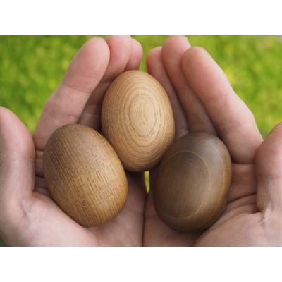 ふるさと納税 川越市 【UMEBACHI FURNITURE】 数量限定　日本の木のたまご　おまかせ3樹種セット
