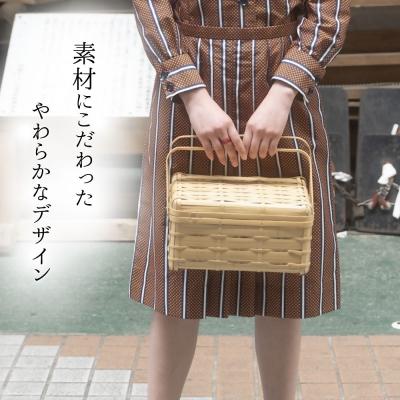 ふるさと納税 豊後高田市 大分の竹を使った竹かご・角物(蓋あり) |  | 02