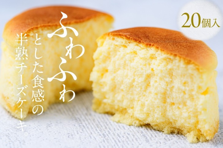 
            あわゆきチーズ フロまーる 半熟チーズケーキ プレーン＆チョコ（20個入り）【地場産品】
          