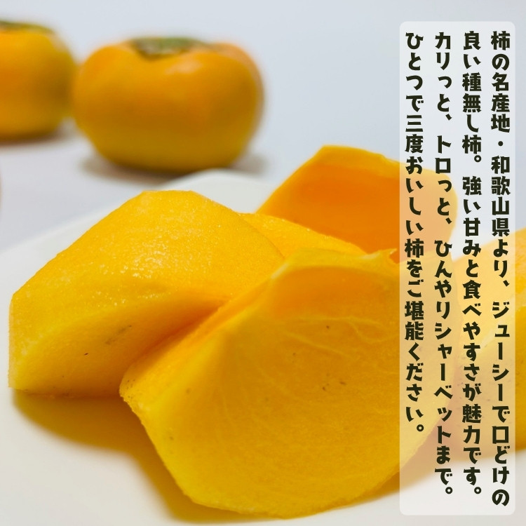 《先行受付・2026年10月～発送》和歌山のたねなし柿 約2kg ［MS131］