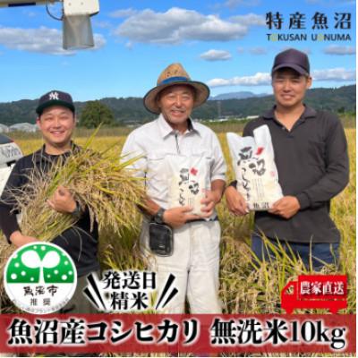 ふるさと納税 魚沼市 【令和8年産先行受付】【特産魚沼】魚沼産コシヒカリ無洗米5Kg×2個
