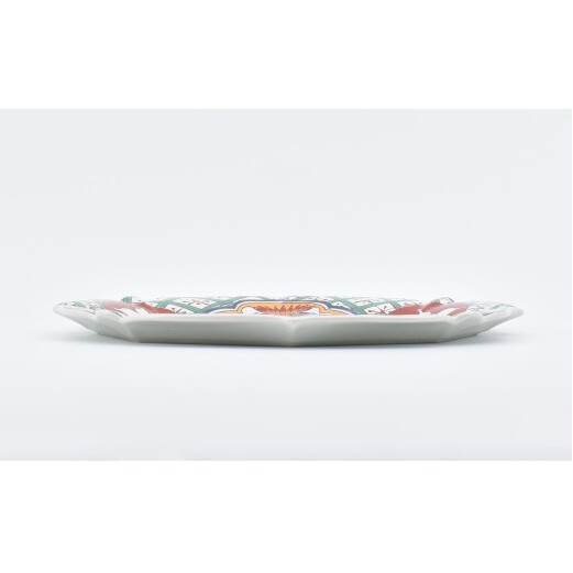 有田焼 錦松竹梅 輪花プレート【まるぶん】食器 器 うつわ 皿 大皿 盛皿 ディナー皿 プレート ワンプレート 輪花 40000円 A40-428_イメージ3