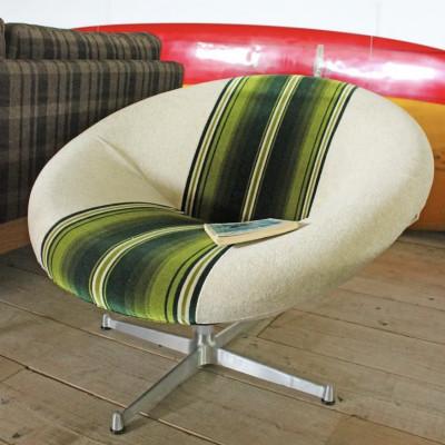 ふるさと納税 富田林市 Space Chair 1人掛け (スペースチェア) グリーンストライプ【SWOF】 |  | 03