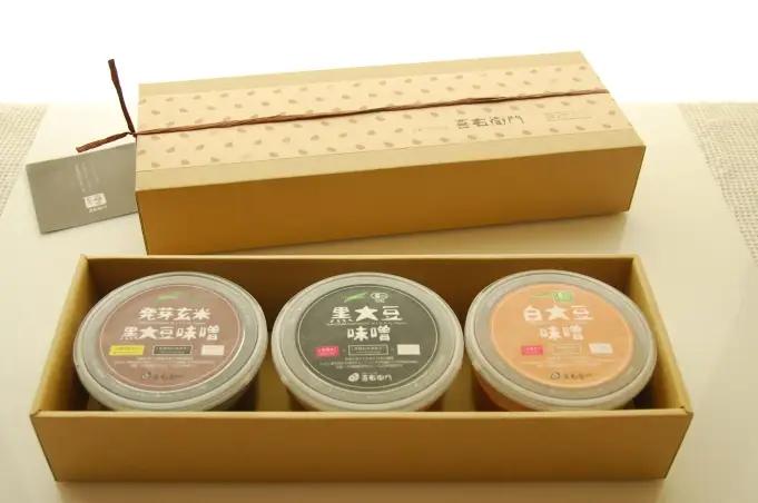 京都・喜右衛門 「有機味噌ギフト若葉」個性異なる味噌400g×3種