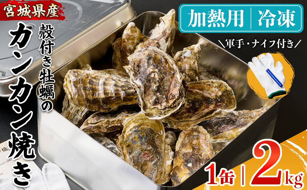 
                  殻付き牡蠣 カンカン焼きセット 冷凍 2kg 加熱用 宮城県産 牡蛎 牡蠣 カキ かき オイスター カキフライ 牡蠣鍋 海鮮 国産 魚貝類 バーベキュー BBQ 【カタクチ商店株式会社】ta738
                