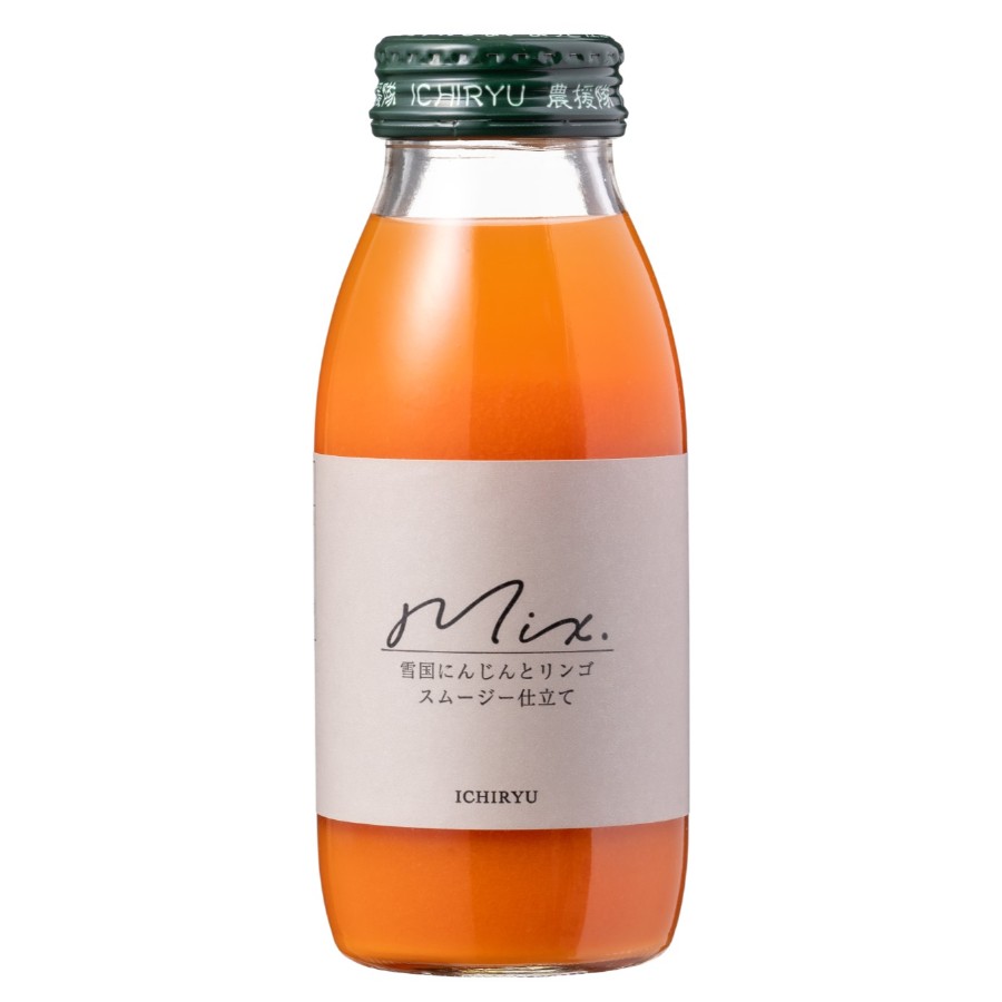 ＜越後農援隊ICHIRYU＞雪国生まれのおいしい人参ミックスジュース