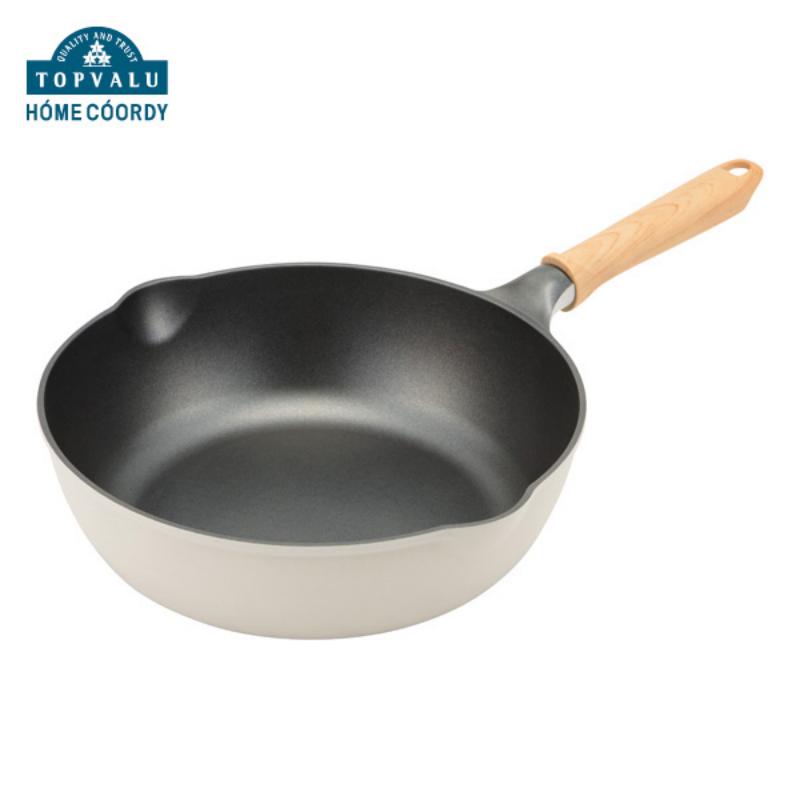 【ふるさと納税】ホームコーディ　ガス火対応　ダイヤモンドコーティング　軽量フライパン　28cm　深型 イオンリテール 調理　料理