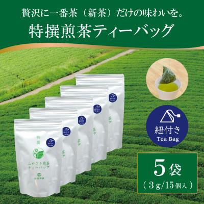 ふるさと納税 日向市 特撰みやざき煎茶ティーバッグ(紐付き)5袋