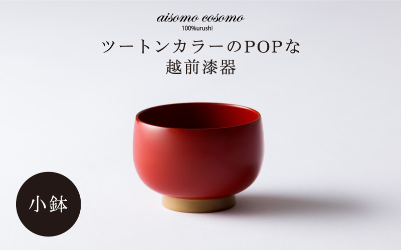 
            【伝統工芸品】aisomo cosomo 小鉢 ツートンカラーのPOPな越前漆器＜100%天然漆＞【老舗塗師屋創業230年】 [B-03802] / 漆琳堂 漆器 木製 食器 お椀 日本製 おしゃれ 越前漆器 天然漆 手塗り 老舗 
          