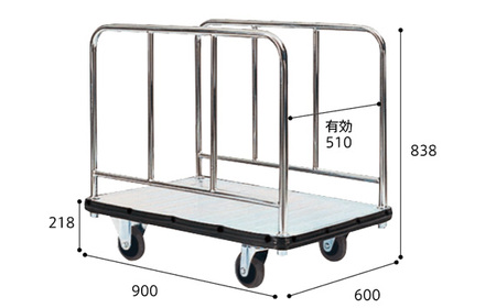 花岡車輌ダンディ大型台車300kgカゴ車（長尺式） DA－P No.278