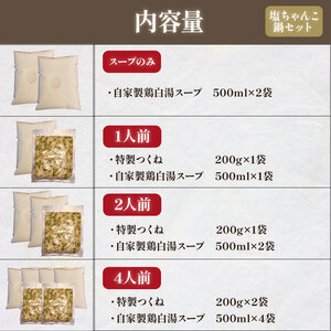 元お相撲さんがつくる 塩ちゃんこ鍋 2人前 鍋