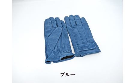 紳士豚革手袋 カーキ