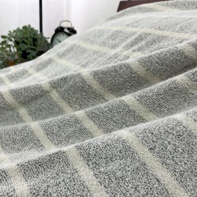ふるさと納税 泉大津市 泉州産タオルの　タオルケット　シングルサイズ　グレー系　1枚　OH-5772GY |  | 02