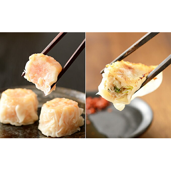 【ふるさと納税】浜松餃子 しゅうまい 7種セット いえやす自慢の浜松餃子 げんこつ肉餃子 しそ餃子 チーズ餃子 海老しゅうまい 黒豚肉しゅうまい 海鮮フカヒレパオズ 夢ポーク 国産野菜 ぎょうざ ギョーザ 食べ比べ 静岡県浜松市 ギフト
