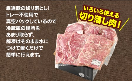 佐藤畜産の極選豚　切り落とし3.3kgセット※離島への配送不可