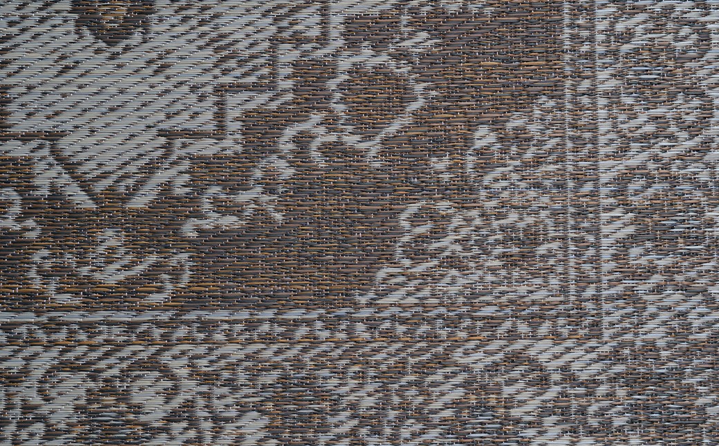 人気の復刻いぐさラグ いぐさラグ DXヒストワール 191cm×250cm GY（グレー）