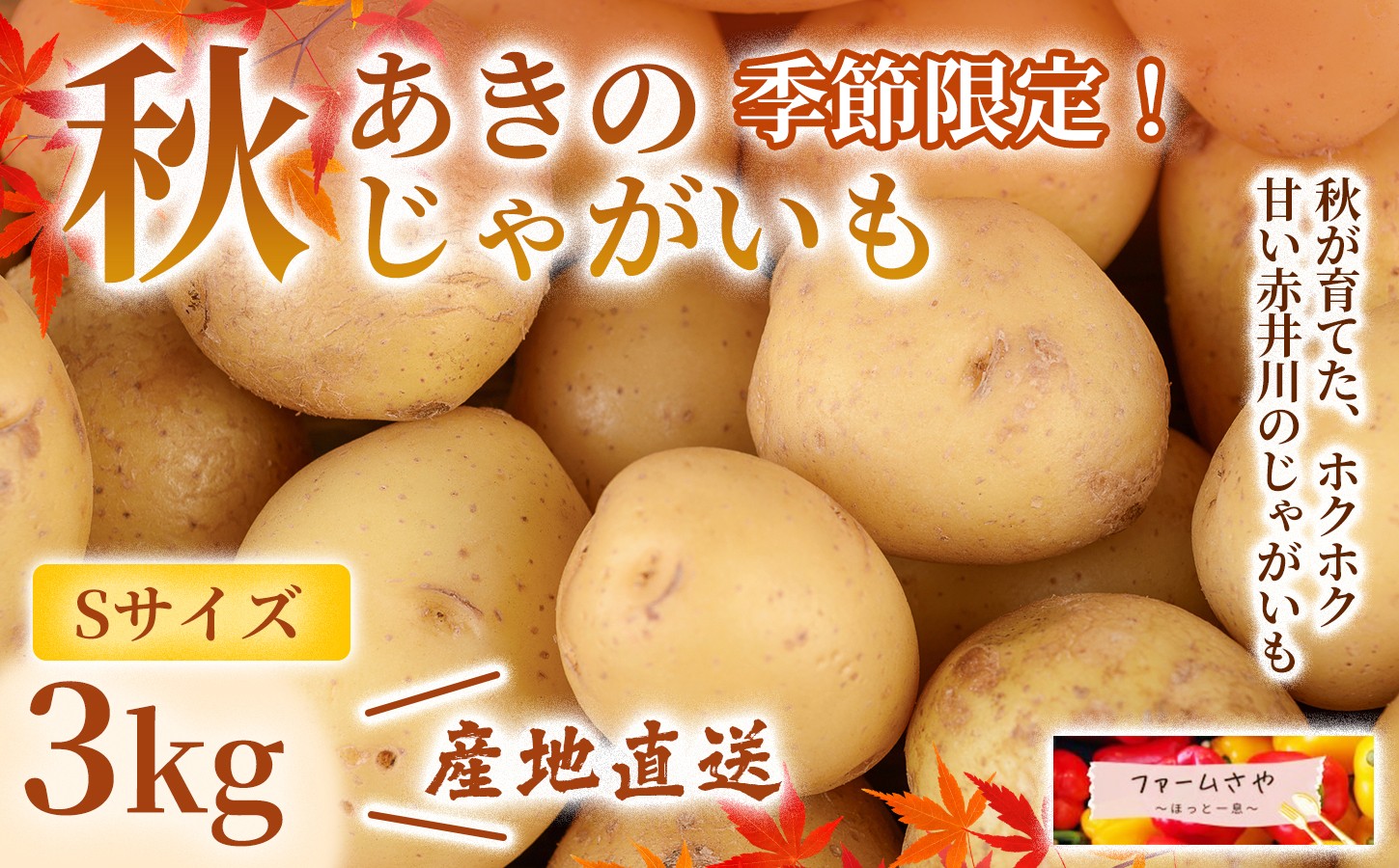 
                  【3kg】あきのじゃがいも（S）
                