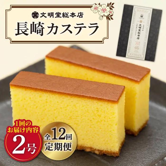 【12回定期便】長崎カステラ (10切×2)【カット済】 [DBF004] カステラ ケーキ