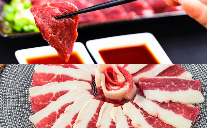 純国産馬 馬刺し食べ比べセット計約260g(赤身/約70g フタエゴ/約70g 霜降り/約70g タテガミ/約50g) / ばさし 馬刺 熊本馬刺し 熊本県 菊陽町【株式会社古閑ファーム】 [BHDF