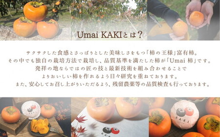 Umai 柿 富有 極 3玉 ｜柿 柿 柿 柿 柿 柿※2025年11月中旬～12月中旬頃に順次発送予定