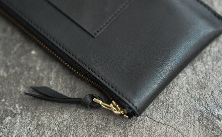 [Botanical Leather] ファスナーロングウォレット