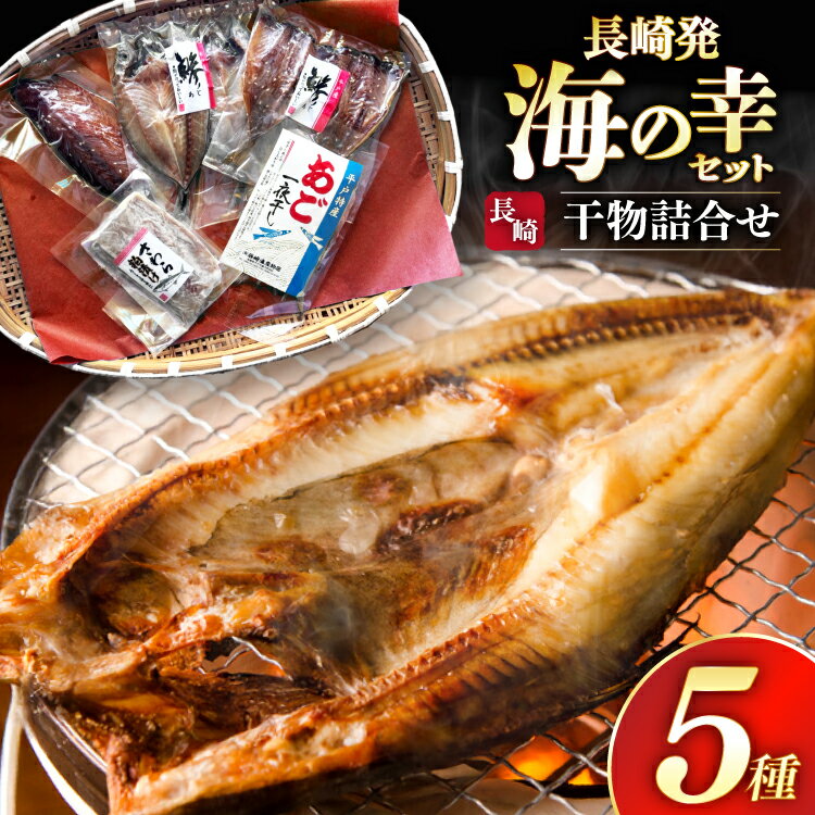 【ふるさと納税】干物 セット お試し 干物 5種 詰め合わせ [篠崎海産物店 長崎県 平戸市 hr42bgy410091] あご あじ さわら さば 朝食 一夜干し 桜干し 粕漬け 魚介 あじの開き おつまみ つまみ 晩酌 ふっくら おかず 焼くだけ