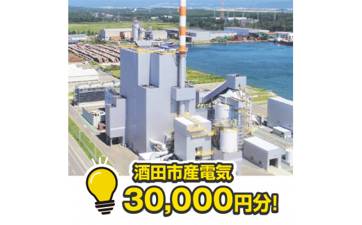 
SED0003　酒田産電気　30,000円相当分
